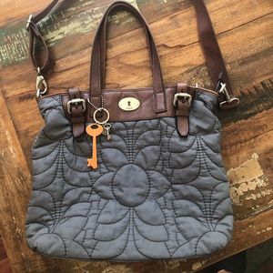 Fossil Key-per Quilted Handbag/Crossbody